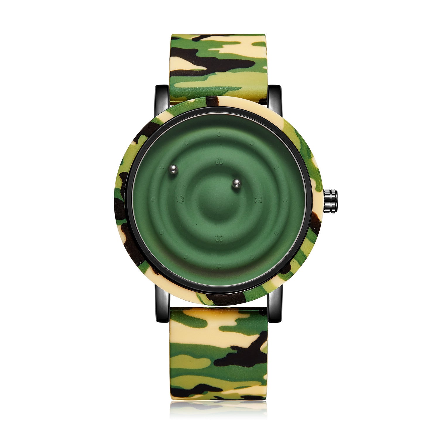 Fashion Silicone Watch Unisex Innovative Creative Trendy Floating Ball Watch