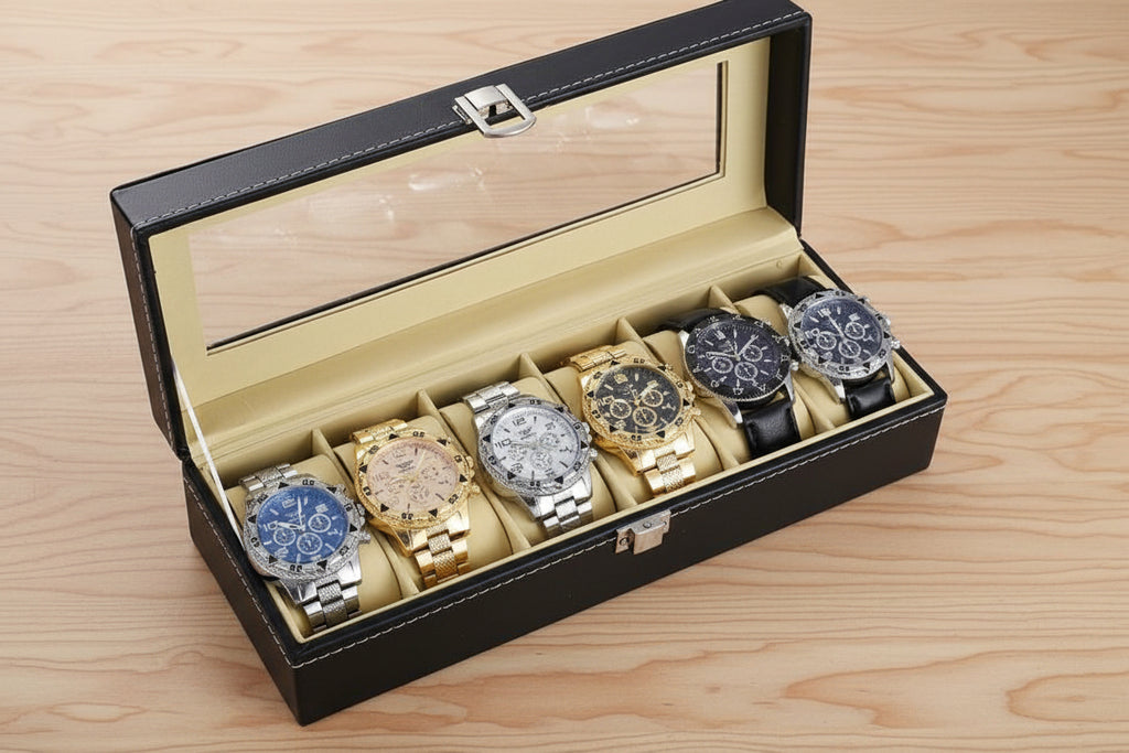 Our Six-Piece multi-style boxed Watch offer