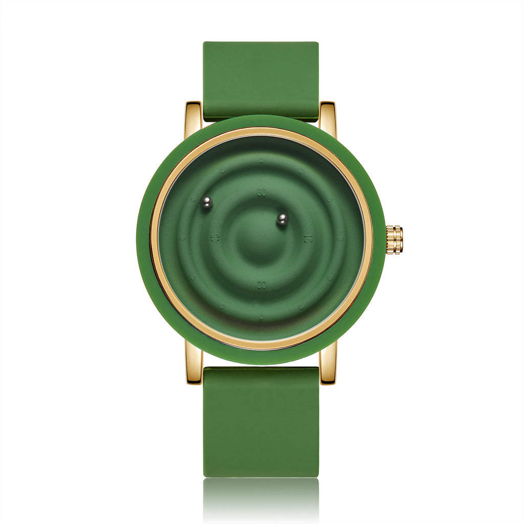 Fashion Silicone Watch Unisex Innovative Creative Trendy Floating Ball Watch