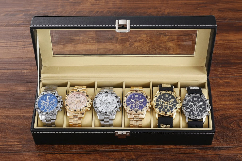 Our Six-Piece multi-style boxed Watch offer